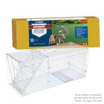 Answer Live Catch Trap for Coyotes, Foxes, Armadillos & Other Large Pests – Heavy-Duty Humane Cage Trap – Durable Wildlife Control Solution