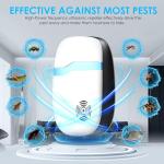 [2026 Upgraded] Ultrasonic Rodent & Pest Indoor Repeller - Electronic Plug-in Control Repellent for Mouse, Mice, Rats, Roaches, Ants, Spider, Silent Home Use (6 Pack)
