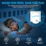 [2026 Upgraded] Ultrasonic Rodent & Pest Indoor Repeller - Electronic Plug-in Control Repellent for Mouse, Mice, Rats, Roaches, Ants, Spider, Silent Home Use (6 Pack)