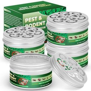 4 Pack Peppermint Oil to Repel Raccoons and Skunks, Skunk Repellent for Yard, Skunk Repellent Keeping Raccoons Out of House Garages, Human Pet Dog Plant Safe