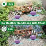 36 Pack Skunk Repellent - Raccoon Repellent Outdoor for Indoor Outdoor, Natural Peppermint Oil Skunk Rodent Safe for Pets & Kids Repels Skunk Raccoon Mouse