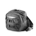 Kross Smell Proof Fanny Pack Hipster Bag w/ Combo Lock (Black)