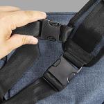 Kross Smell Proof Fanny Pack Hipster Bag w/ Combo Lock (Black)