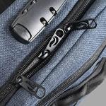 Kross Smell Proof Fanny Pack Hipster Bag w/ Combo Lock (Black)