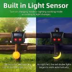 4 Pack Solar Animal Repellent with Predator Lights