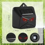 4 Pack Solar Animal Repellent with Predator Lights