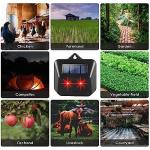 4 Pack Solar Animal Repellent with Predator Lights