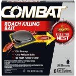 Combat Roach Bait Stations for Large Roaches, 8 Count
