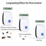 Ultrasonic Pest Control Repeller - 6 Pack Set