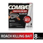 Combat Roach Bait Stations for Large Roaches, 8 Count