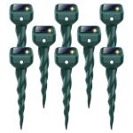 Solar-Powered Ultrasonic Mole & Pest Repellent Stakes