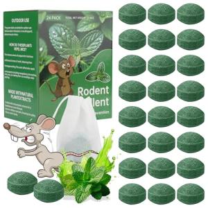 Peppermint Lemon Oil Mouse Repellent - 24 Pack