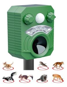 Motion Sensor Ultrasonic Repeller for Outdoor Pests