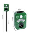 Motion Sensor Ultrasonic Repeller for Outdoor Pests
