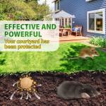 10-Pack Peppermint Oil Mole Repellent for Outdoors