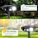 Solar Ultrasonic Animal Repellent - 2 Pack