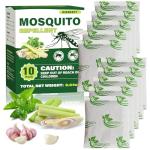 Mosquito Repellent Pouches, 10Pcs Peppermint Oil to Repel Mosquito, Keep Mosquitoes Away from House, Patio, Camping, Car, Indoor and Outdoor Use