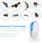 6 Pack 2026 Ultrasonic Repellent Indoor, Mouse Traps Insert Plug in, Pest Control Repellent Ant, Roach,Rodent, Mouse, Bugs, Mosquito, Spider, for Home, Office, Kitchen