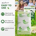 Mosquito Repellent Pouches, 10Pcs Peppermint Oil to Repel Mosquito, Keep Mosquitoes Away from House, Patio, Camping, Car, Indoor and Outdoor Use