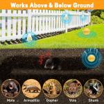 24 Pack Mole Repellent Balls, Gophers Vole Repellant Outdoor, Groundhog Deterrent, Armadillo Repellent for Garden, Gopher Control, Keep Mole Out of Yard, Safe Around Pet & Plant