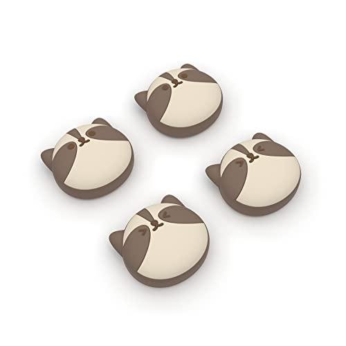 Raccoon Thumbstick Caps for Nintendo Switch Controllers