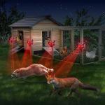 Solar Animal Repeller 4 Pack - Coyote & Deer Deterrent