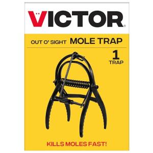 Victor Out O'Sight Mole Trap - Mole Control Device for Lawns, Gardens, and Yards - 0631A - Durable Steel Trap for Outdoor Pest Removal