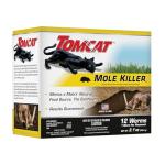 Tomcat Mole Killer(a), Mimics Natural Food Source, Kills with a Single Feeding, 12 Worm Baits