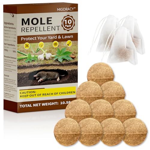 Powerful Mole & Vole Repellent Balls for Yard