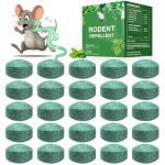 Mouse Rodent Repellent, 25 Pack Peppermint Oil Mouse Traps for Rat Mice, Ant, Roach, Spider, Squirrel, Nature Mouse Deterrent for Indoor Outdoor Use, for Garden & Home, Family & Pet Safe 01