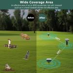 Mole Repellent Solar Powered, 8 Pack Waterproof Ultrasonic Deterrent Gopher Vole Repellent Outdoor, Repellent Rat, Squirrel, Skunk, Mole for Lawns Garden Yard