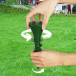 Phosooy 6 Packs Solar Mole Repellers, Gopher Deterrent Device with Vibrating Motor & Spiral Drill Ground Stake, IP65 Waterproof Lawn Garden Yard Pest Repellents Driving Away Vole Groundhog Snakes