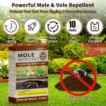 Powerful Mole & Vole Repellent Balls for Yard