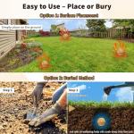 Powerful Mole & Vole Repellent Balls for Yard