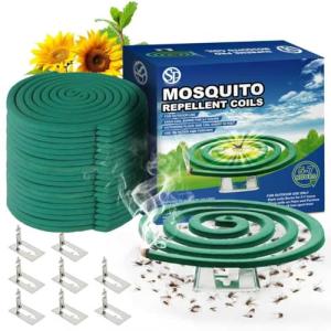 Mosquito Repellent Coils - 16 Coils with Stands