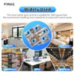 2026 Upgraded Ultrasonic Repeller Pest Indoor, Mouse Traps Repellent Insect Plug in, Pest Control Ant,Roach,Rodent, Mouse, Bugs, Mosquito, Spider, for Home, Office, Warehouse 6 Packs, Black