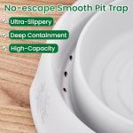 Bed Bug Interceptors, 8 Pack Bed Bug Traps, Insect Detector for Bed, Sofa & All Furniture, 24/7 Monitor, 360° Protection for Your Family's Peaceful Sleep, White