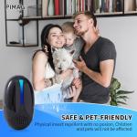 2026 Upgraded Ultrasonic Repeller Pest Indoor, Mouse Traps Repellent Insect Plug in, Pest Control Ant,Roach,Rodent, Mouse, Bugs, Mosquito, Spider, for Home, Office, Warehouse 6 Packs, Black