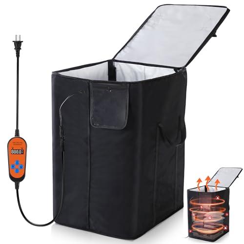 Bed Bug Heater, 360° High-Temperature Portable Bed Bug Killer Treatment Equipment with Digital Timer & Temperature Control, Fast Heating to 155°F for Against Moths, Carpet Beetles and Lice