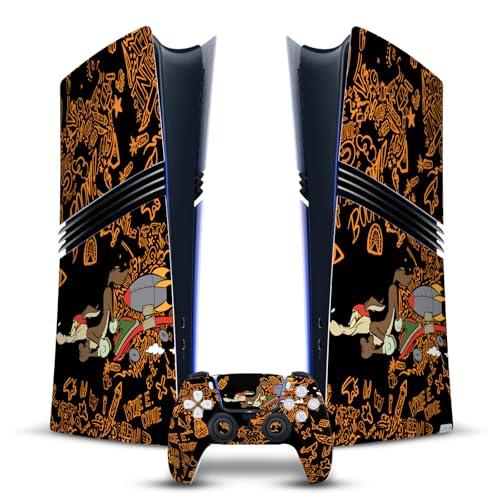 Head Case Designs Officially Licensed Looney Tunes Wile E. Coyote Graphics and Characters Vinyl Gaming Skin Decal Compatible With PlayStation 5 PS5 Pro Digital Edition Console & DualSense Controller