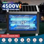 Portable Solar Bug Zapper for Outdoor Use