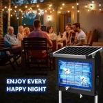 Portable Solar Bug Zapper for Outdoor Use