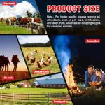 12 Pack Solar Animal Repeller for Yard & Garden