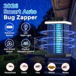 Portable 2-in-1 Outdoor Bug Zapper with LED