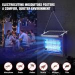 Solar Mosquito Zapper with Panel Sensor and Cord