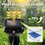 Solar Ultrasonic Repellent for Moles, Snakes & More