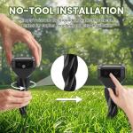 Solar Ultrasonic Repellent for Moles, Snakes & More