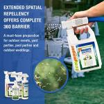 EcoVenger by EcoRaider Mosquito Control Triple-Action Hose-end Spray 32 oz, Kills Aphids, Gnats, Ticks, Kills All Stages + Larvae Control + Lasting Repellency, Citrus Scent, Non-Toxic Child-&-Pet-Safe