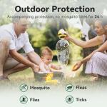 Mosquito Repellent for Patio, Indoor Mosquito Repellent 36 Balls, Mosquito Deterrent for Yard, Mosquito Control Outdoor Use, Keep Mosquito Away from Room/Front Door/Camping Safely