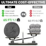 Steel Wool Mice Control, 65FT(1.1LB)#1 Steel Wool, Keep Mouse Away from Holes, Barrier and Gap Filler for Home, Wall, Garden, Kitchen, Pipeline in Garage, Coarse